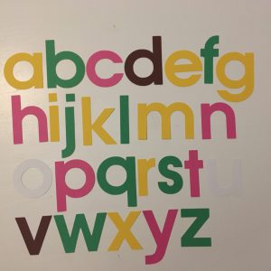 Lente alfabet klein